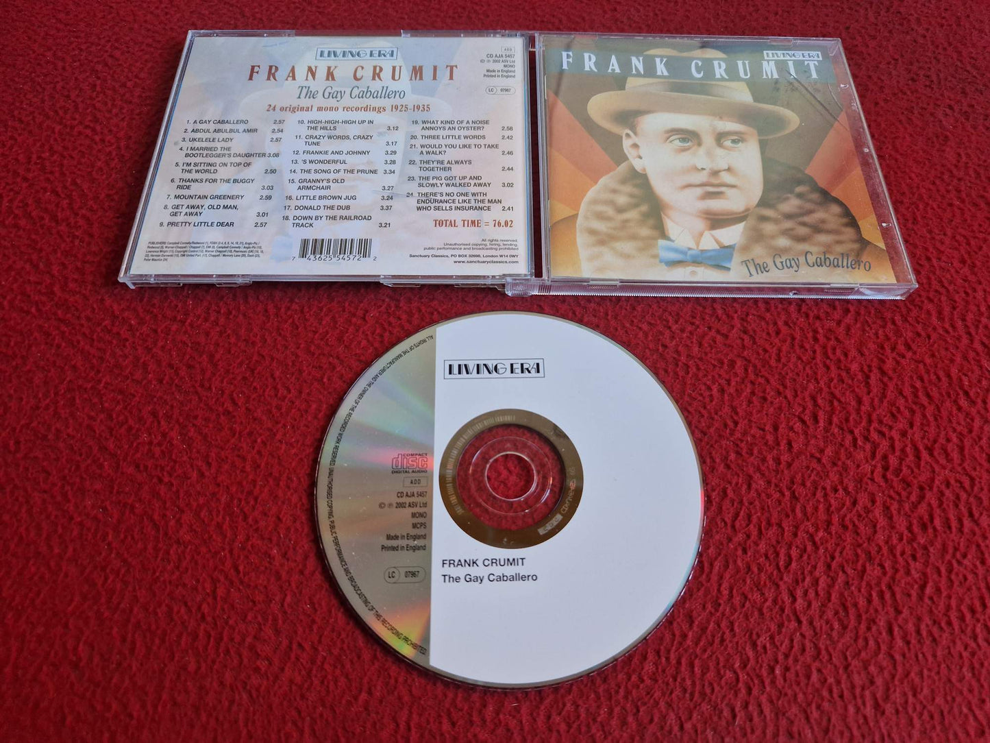 FRANK CRUMIT THE GAY CABALLERO CD