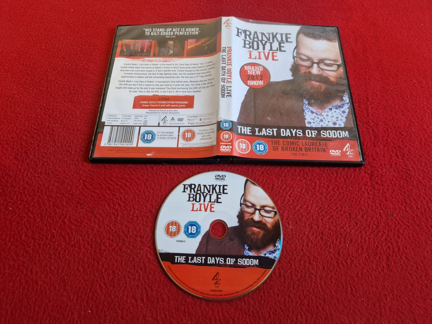 FRANKIE BOYLE LIVE - THE LAST DAYS OF SODOM DVD
