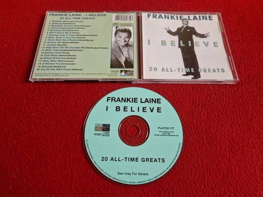 FRANKIE LAINE I BELIEVE 20 ALL-TIME GREATS CD