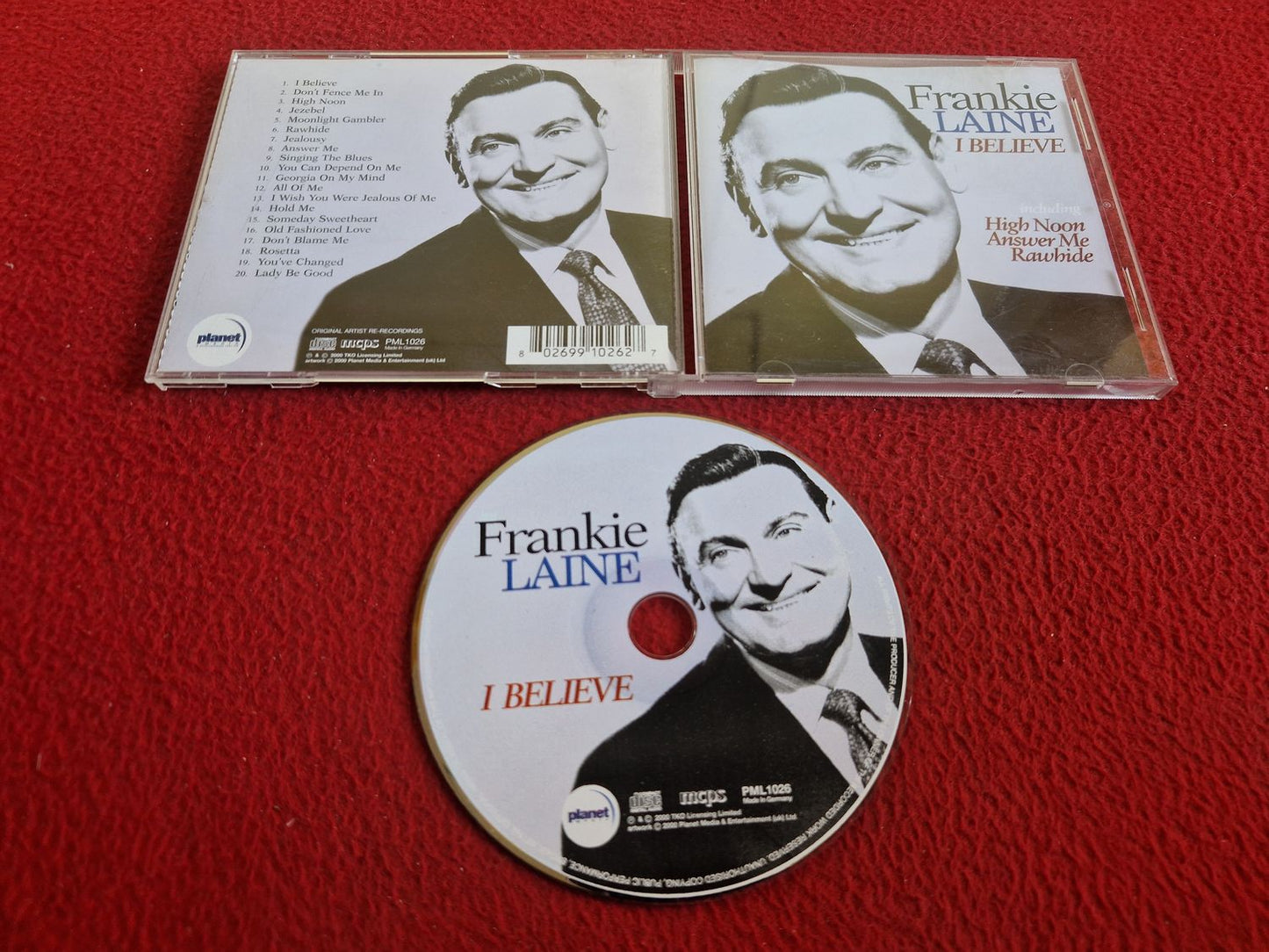 FRANKIE LAINE I BELIEVE CD