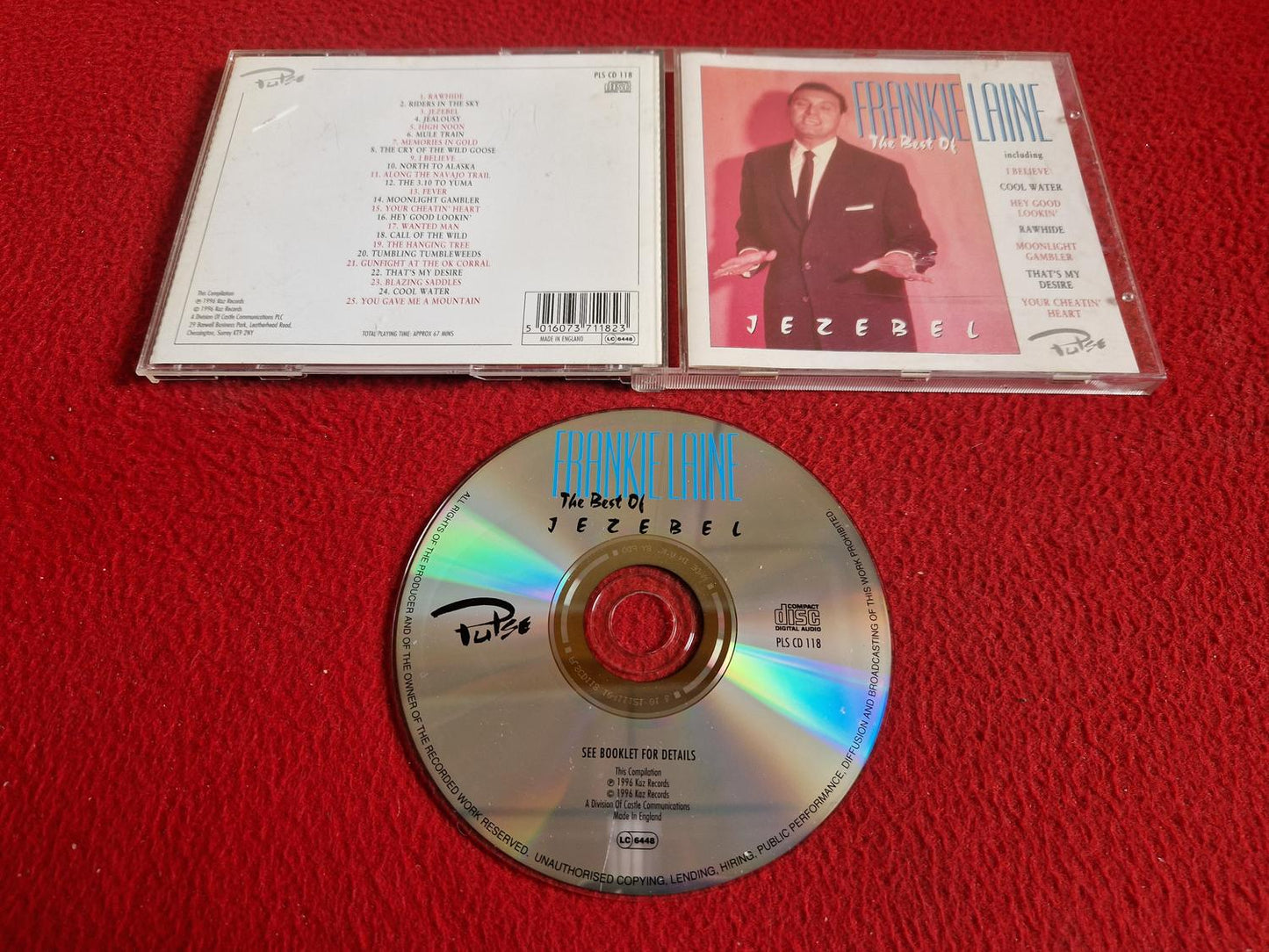 FRANKIE LAINE JEZEBEL THE BEST OF CD