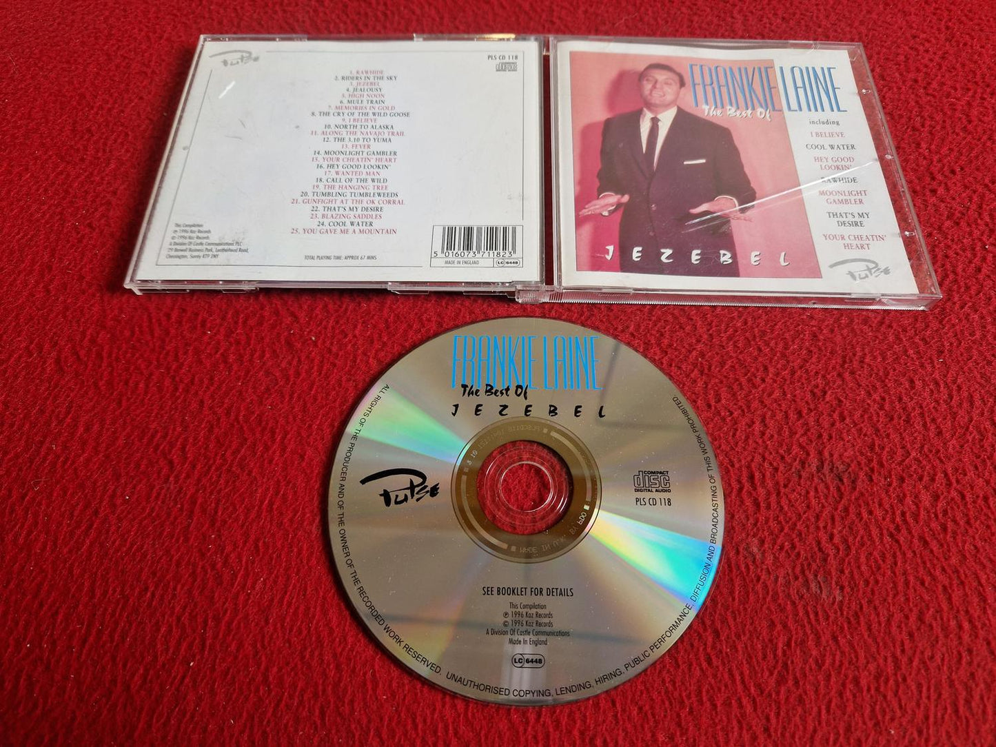FRANKIE LAINE JEZEBEL THE BEST OF CD