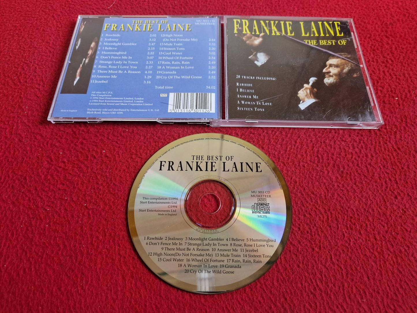 FRANKIE LAINE THE BEST OF CD