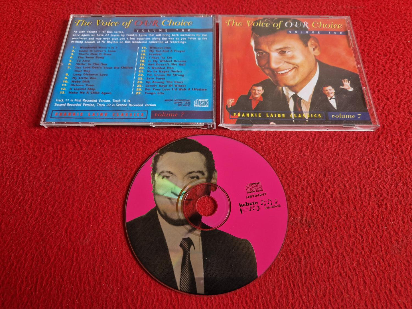 FRANKIE LAINE THE VOICE OF OUR CHOICE VOLUME TWO CD
