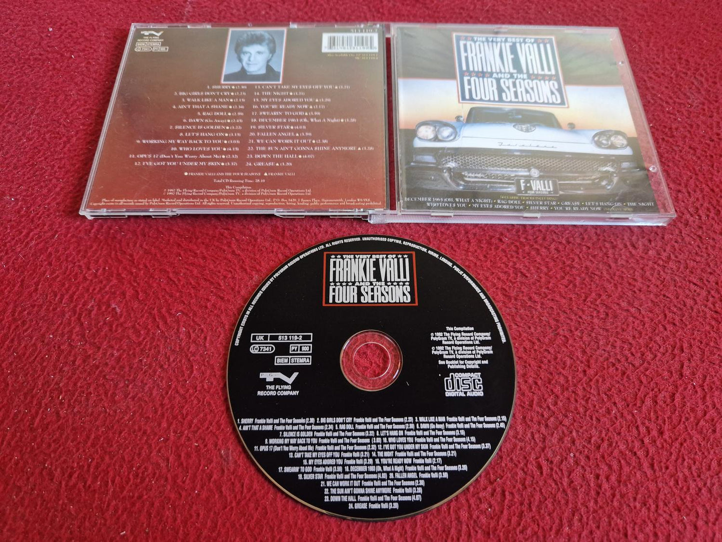 FRANKIE VALLI AND THE FOUR SEASONS THE VERY BEST OF CD