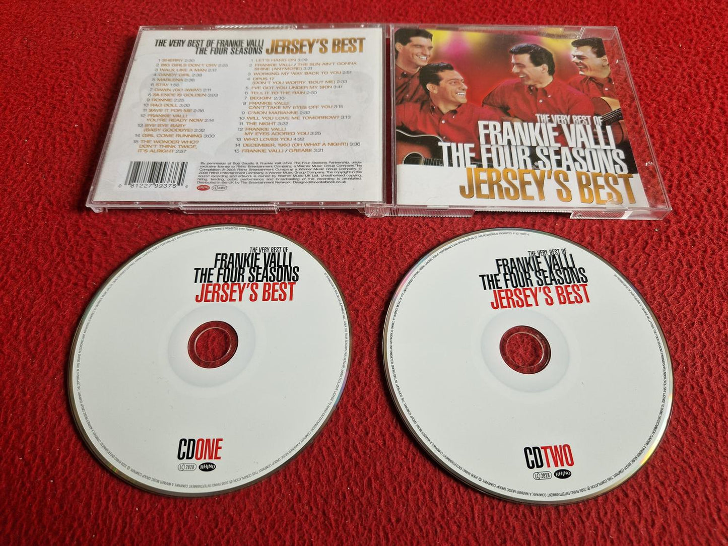 FRANKIE VALLI THE FOUR SEASONS JERSEY'S BEST THE VERY BEST OF CD