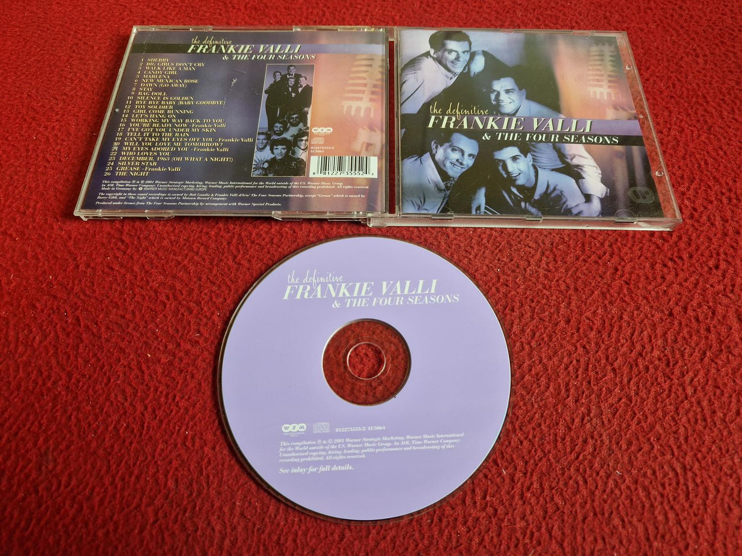 FRANKIE VALLI & THE FOUR SEASONS THE DEFINITIVE CD