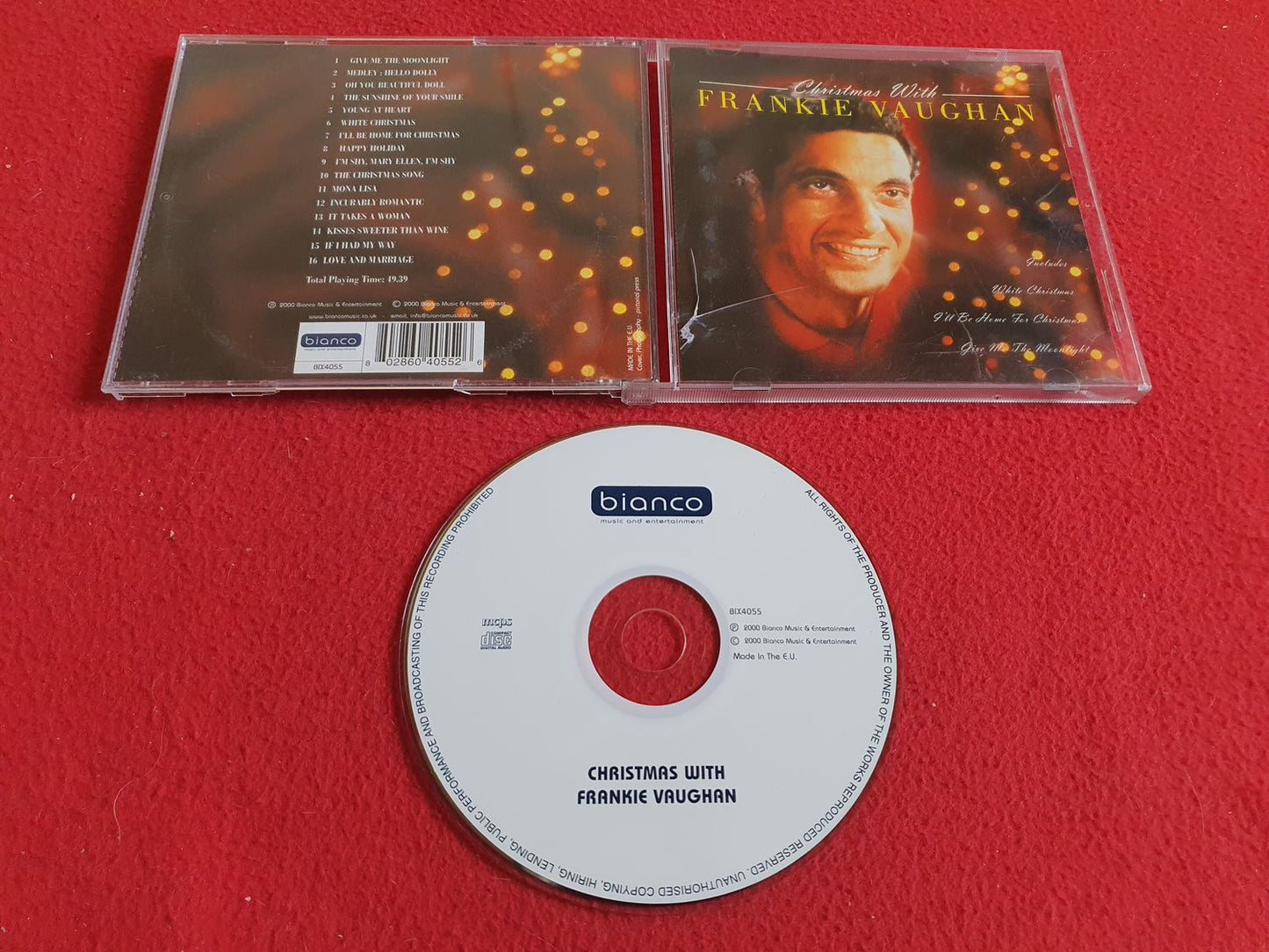 FRANKIE VAUGHN CHRISTMAS WITH till CD