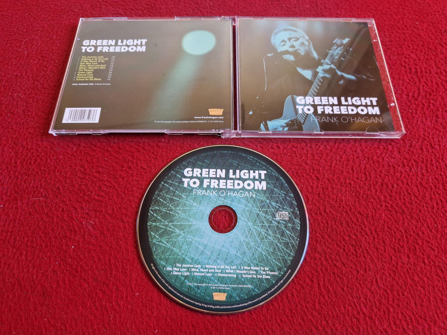 FRANK O'HAGAN GREEN LIGHT TO FREEDOM CD