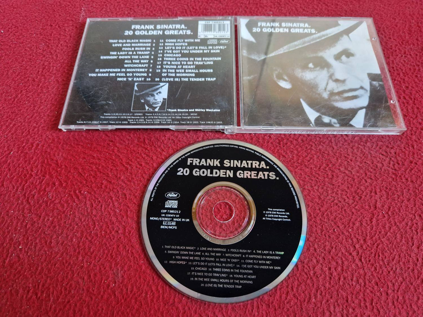 FRANK SINATRA 20 GOLDEN GREATS CD