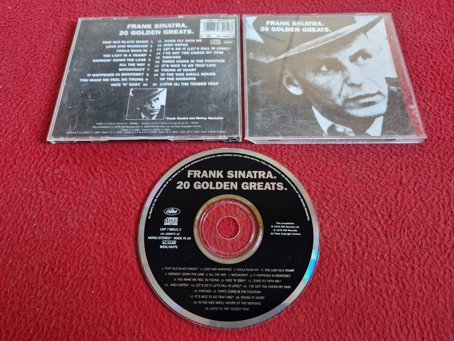 FRANK SINATRA 20 GOLDEN GREATS CD