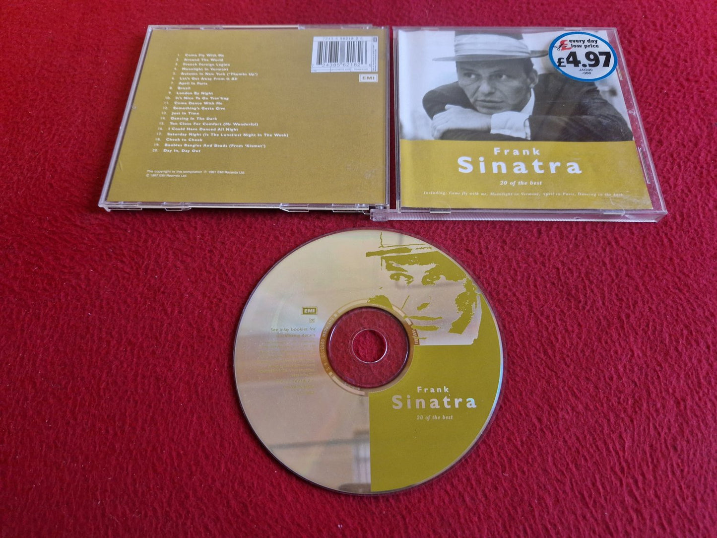 FRANK SINATRA 20 OF THE BEST CD