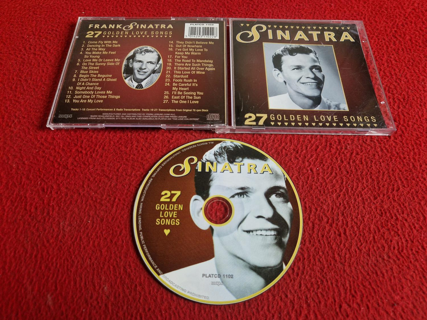 FRANK SINATRA 27 GOLDEN LOVE SONGS CD