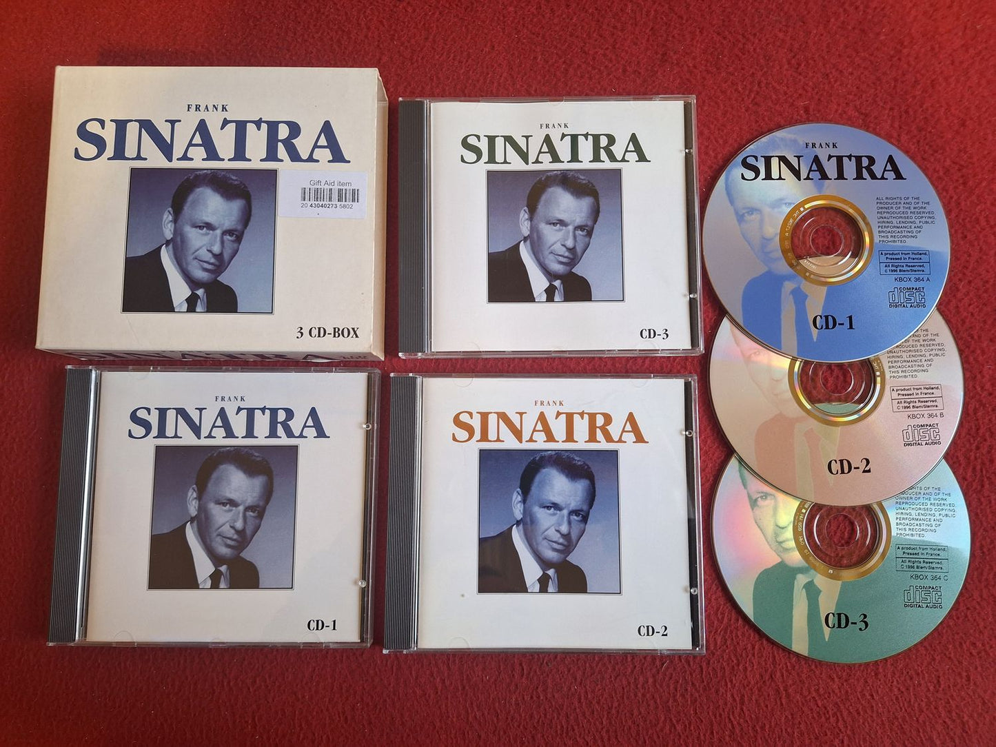 FRANK SINATRA 3 CD BOX