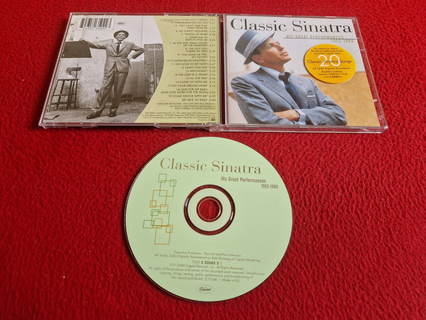 FRANK SINATRA CLASSIC SINATRA HIS GREAT PERFORMANCES 1953 - 1960 CD