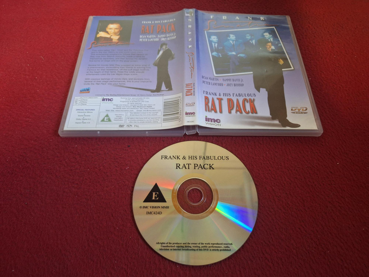 FRANK SINATRA & HIS FABULOUS RAT PACK DVD