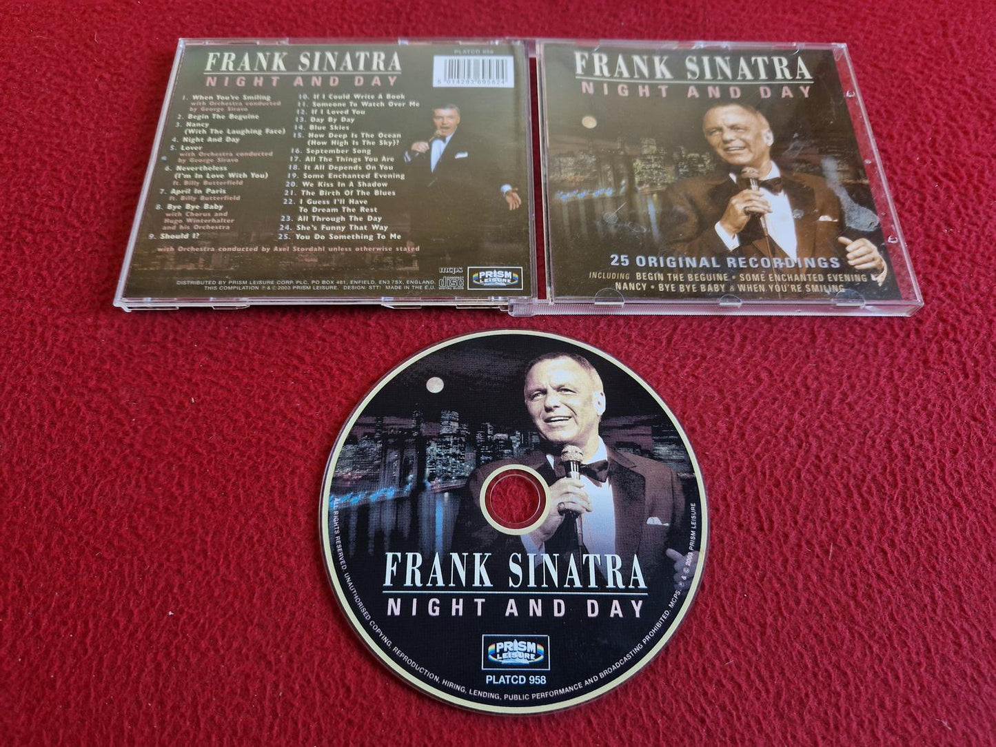 FRANK SINATRA NIGHT AND DAY CD
