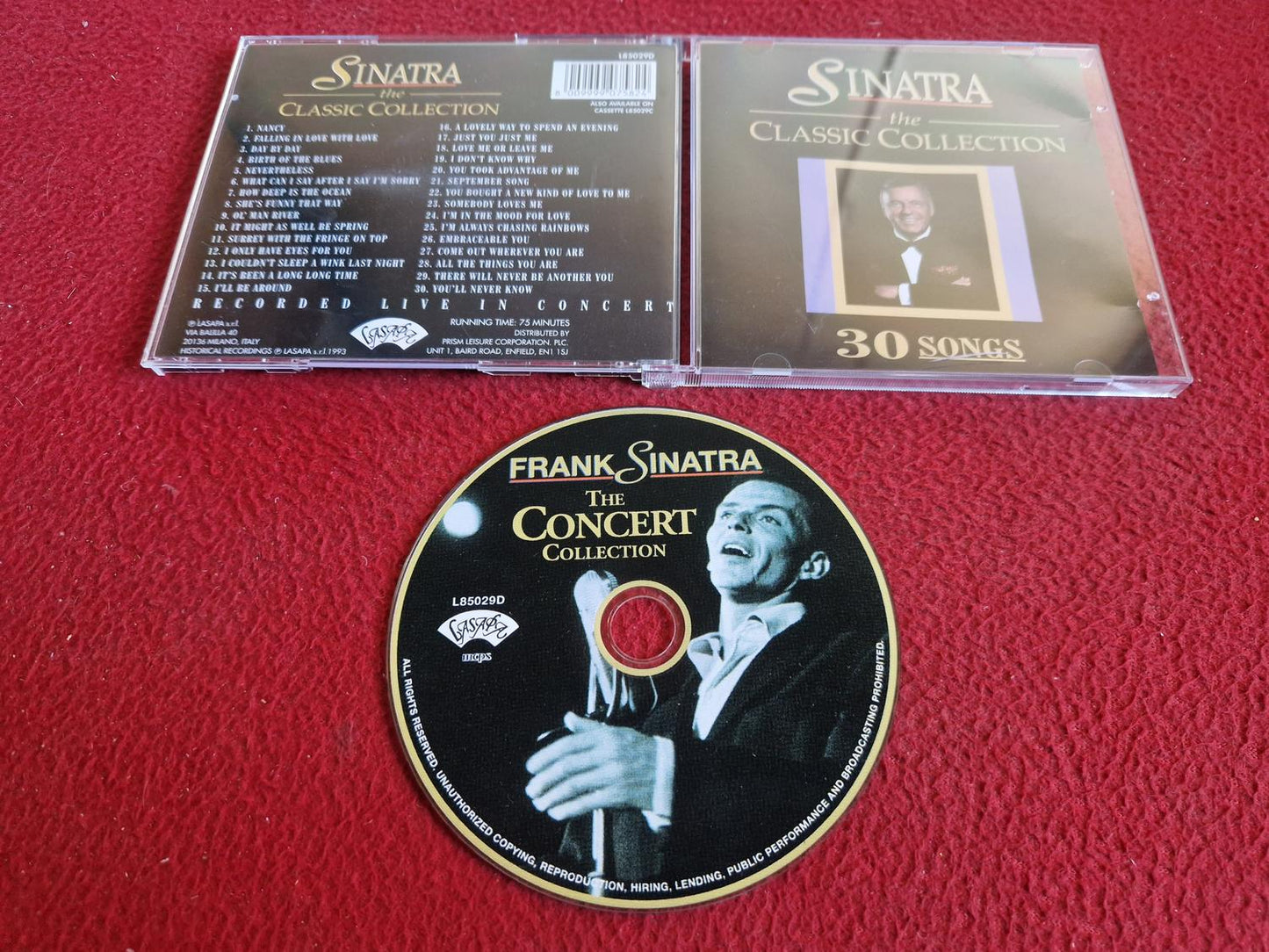 FRANK SINATRA THE CONCERT COLLECTION CD