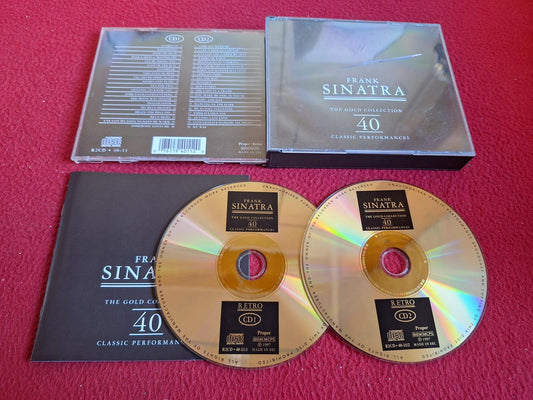 FRANK SINATRA THE GOLD COLLECTION 40 CLASSIC PERFORMANCES CD BOX
