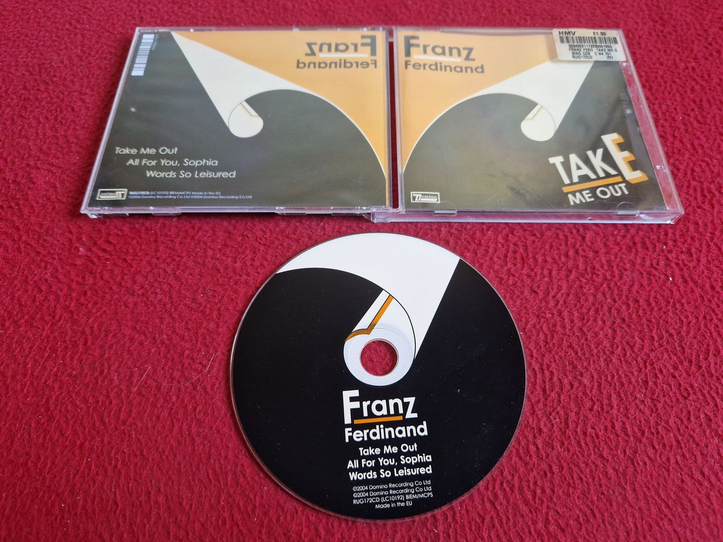 FRANZ FERDINAND TAKE ME OUT CD
