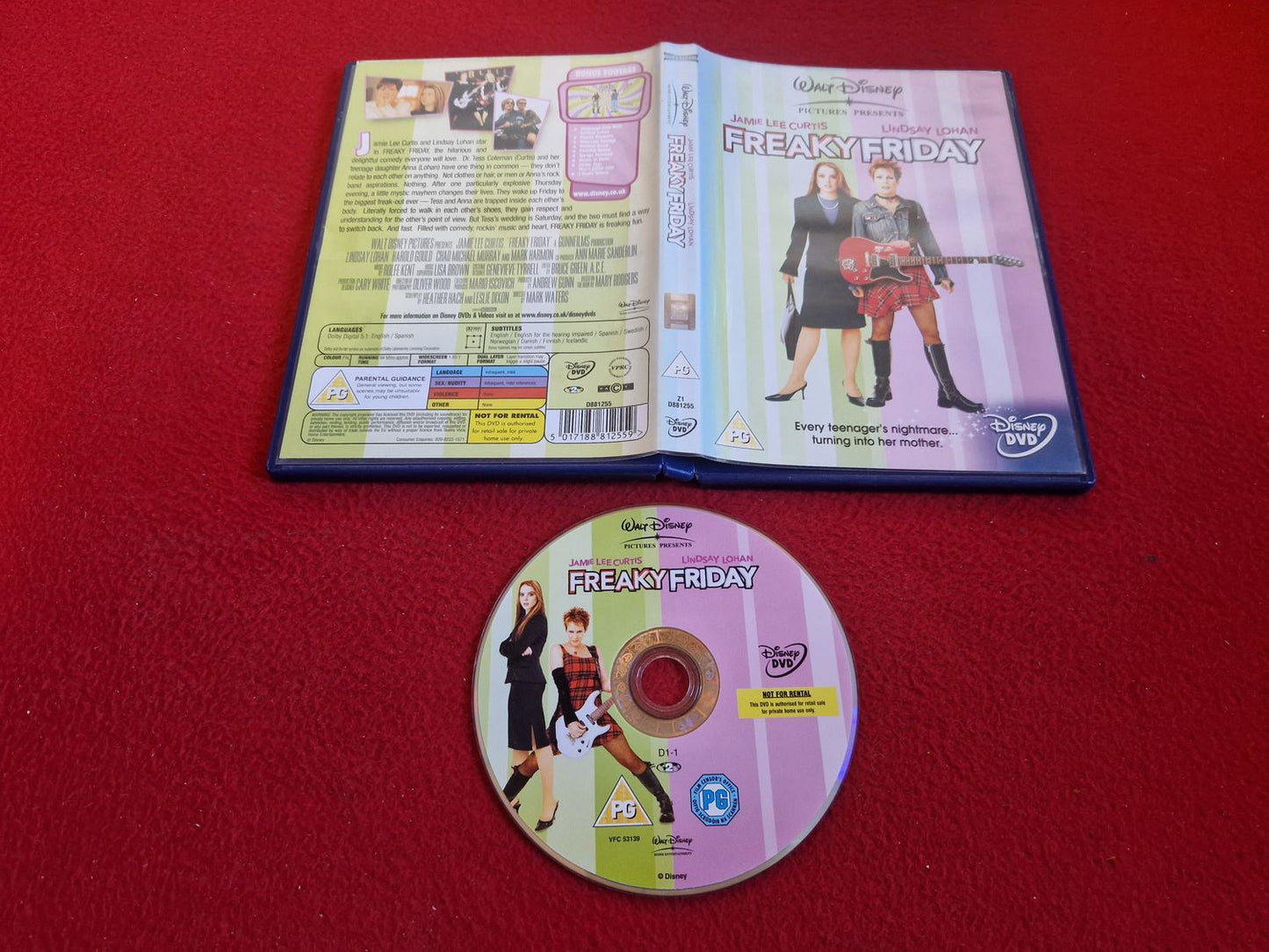 FREAKY FRIDAY DVD