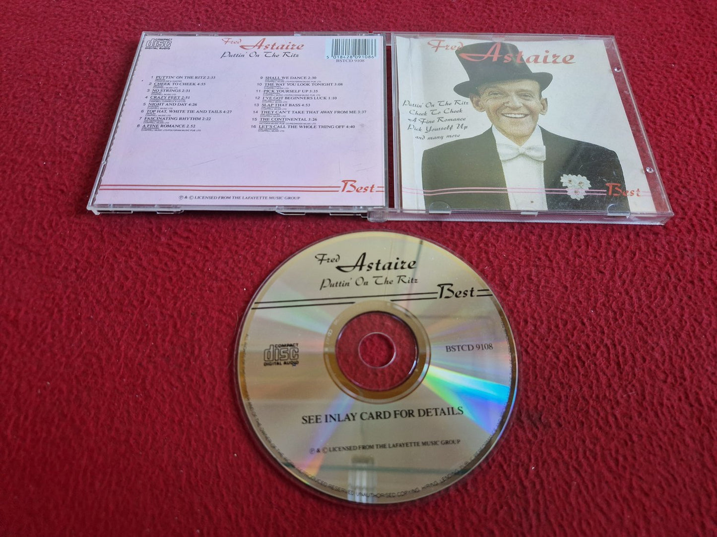 FRED ASTAIRE PUTTIN' ON THE RITZ  CD