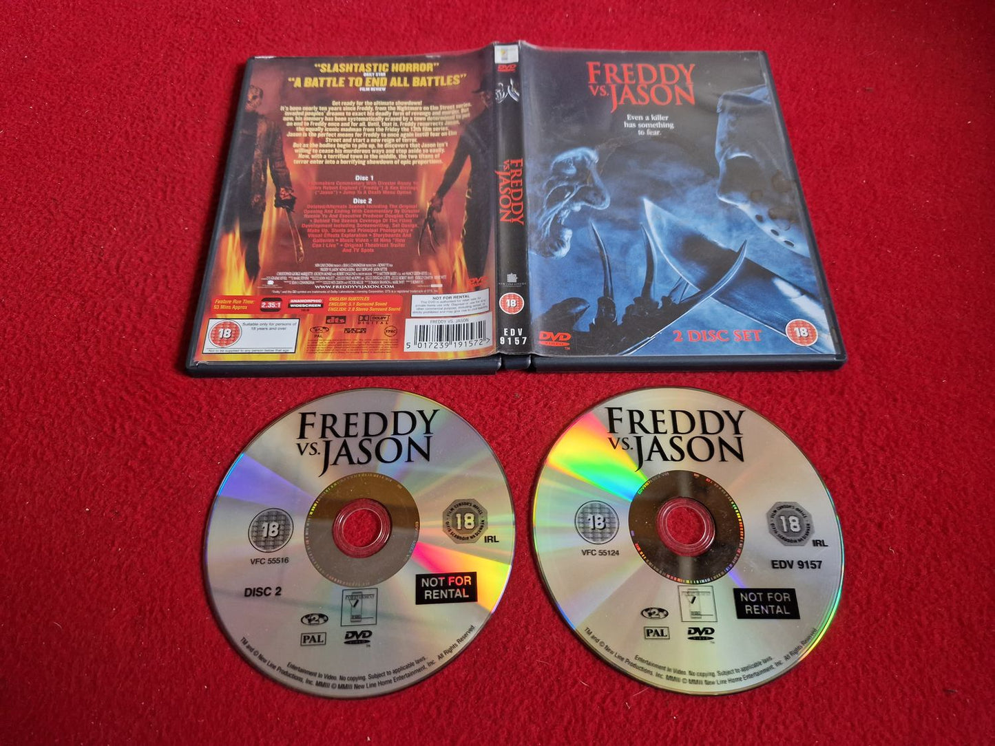 FREDDY VS JASON DVD