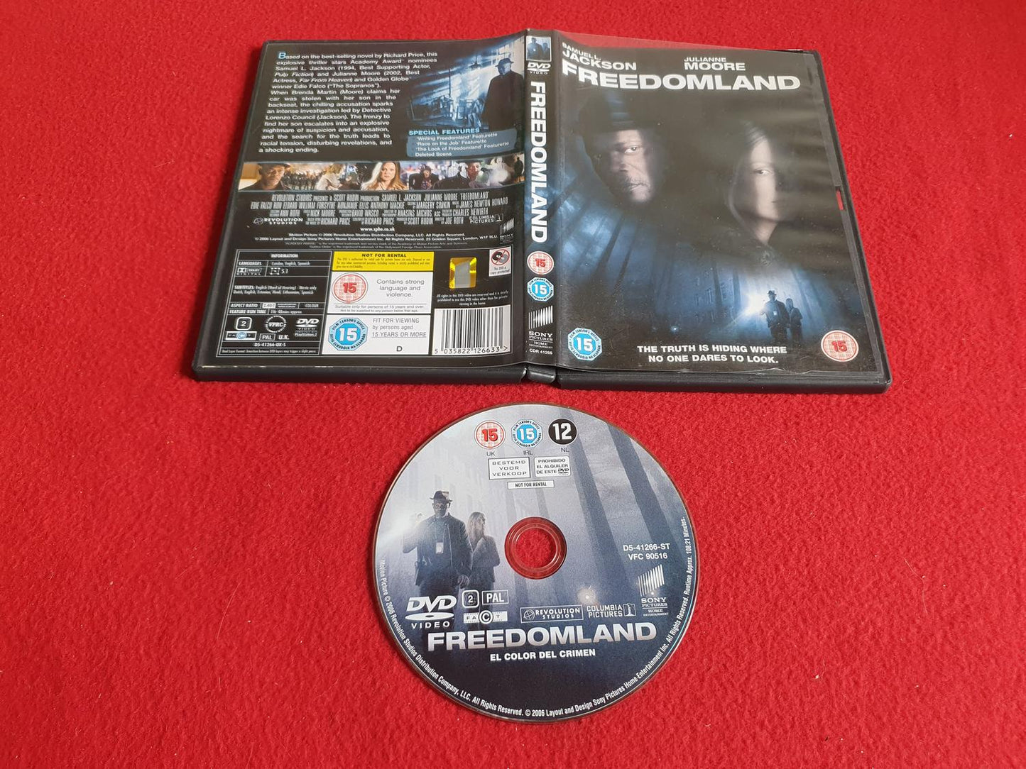 FREEDOMLAND till DVD