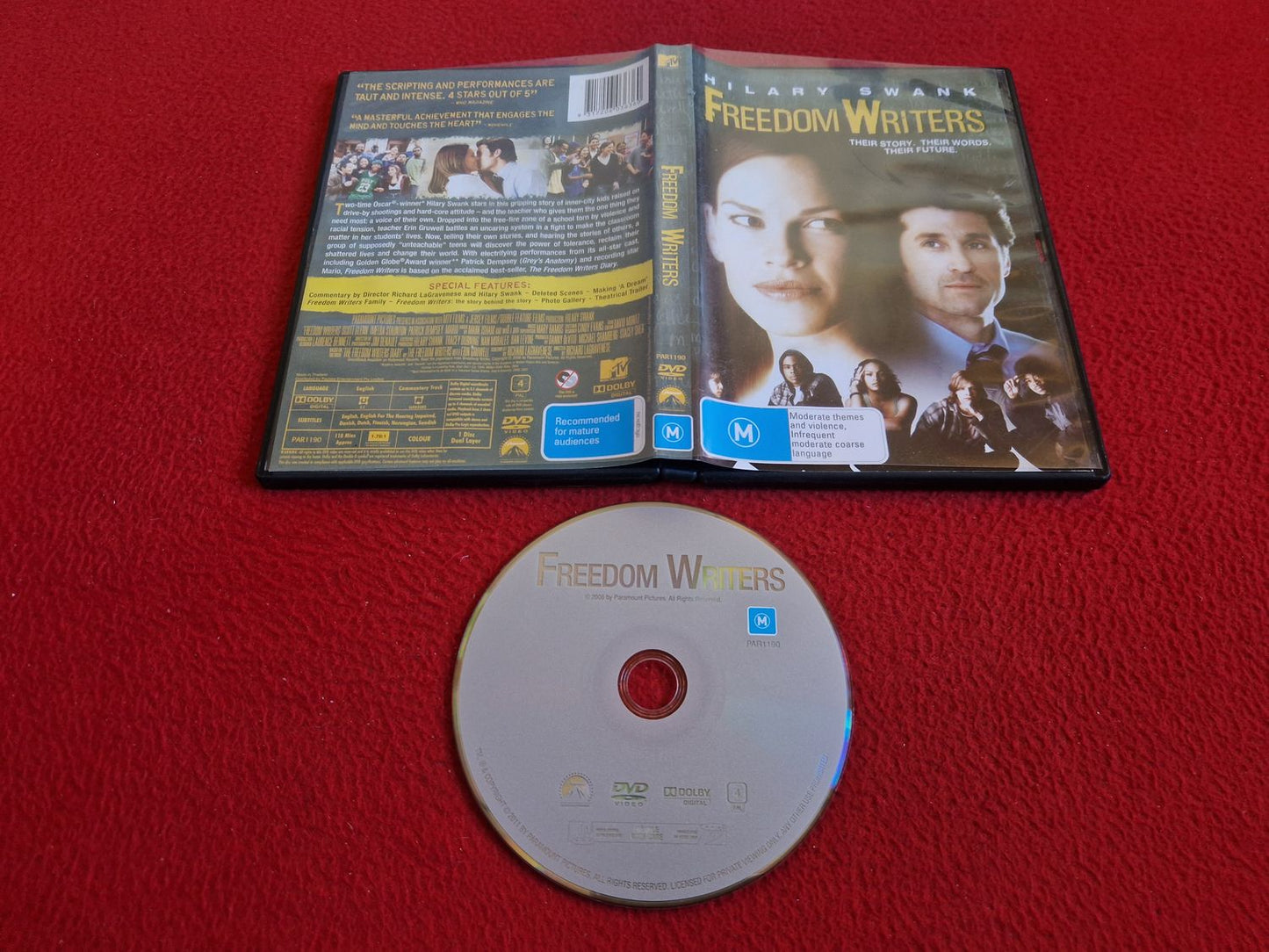FREEDOM WRITERS DVD