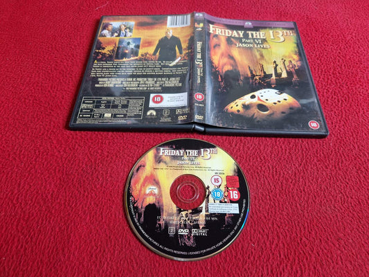 FRIDAY 13TH PART VI JASON LIVES DVD