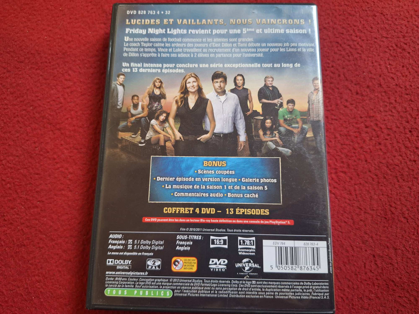 FRIDAY NIGHT LIGHTS SEASON 5 [ FRANSK UTGÅVA - ENGELSKT TAL / TEXT ] BOX DVD