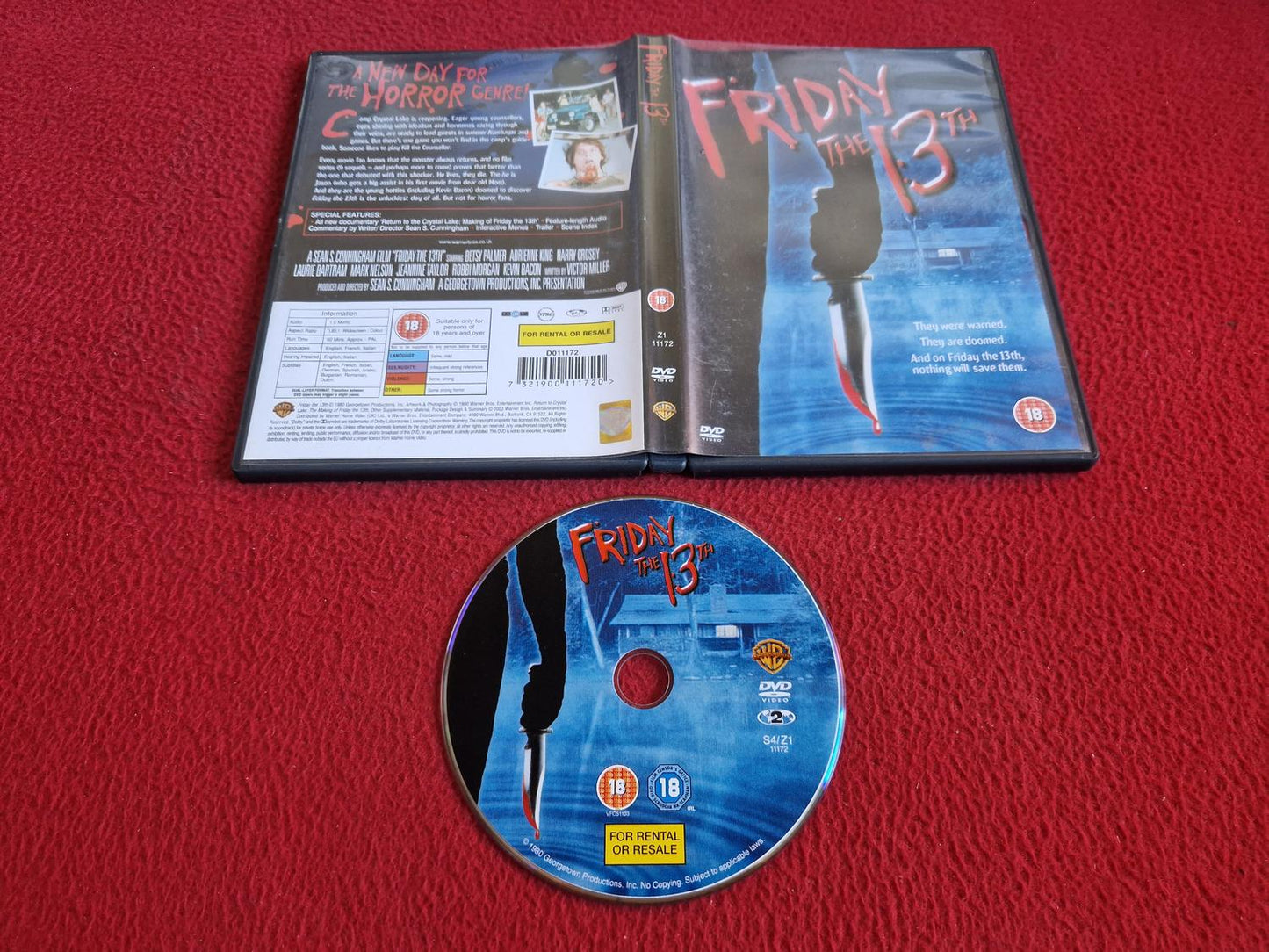FRIDAY THE 13TH DVD