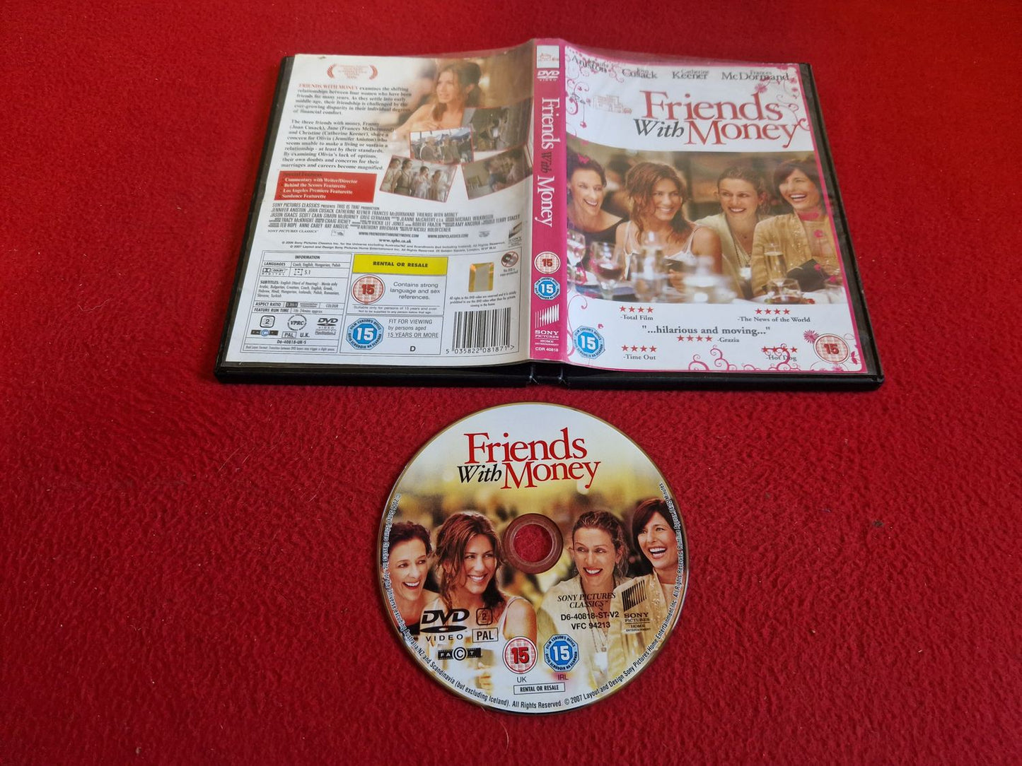 FRIENDS WITH MONEY DVD