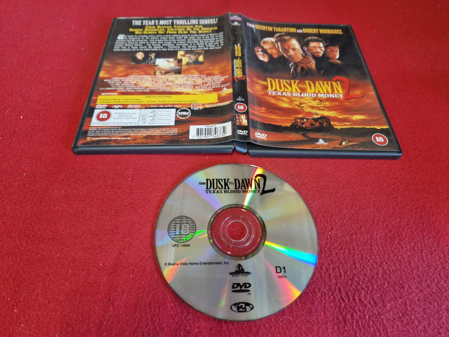 FROM DUSK TILL DAWN 2 till DVD