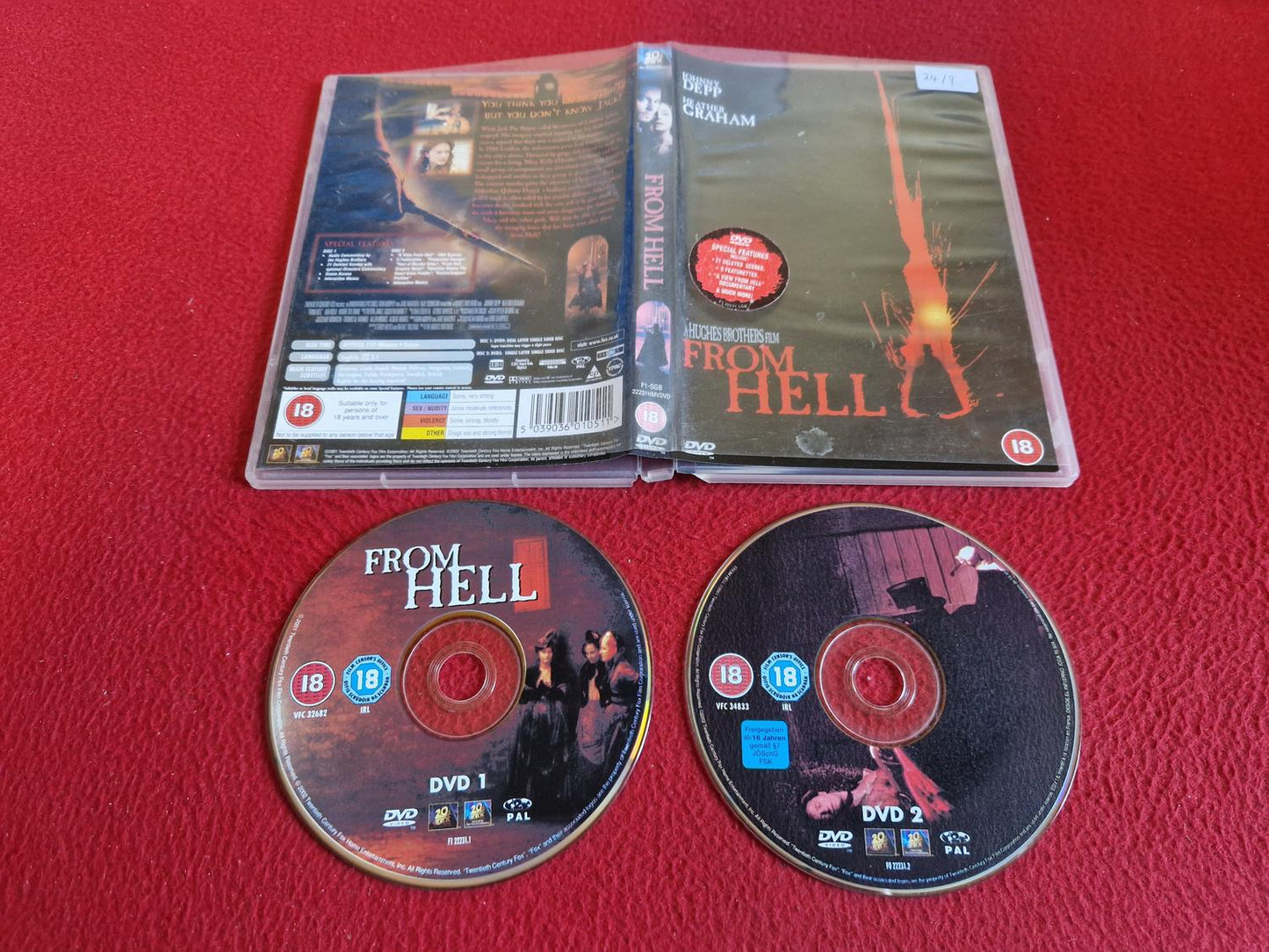 FROM HELL DVD