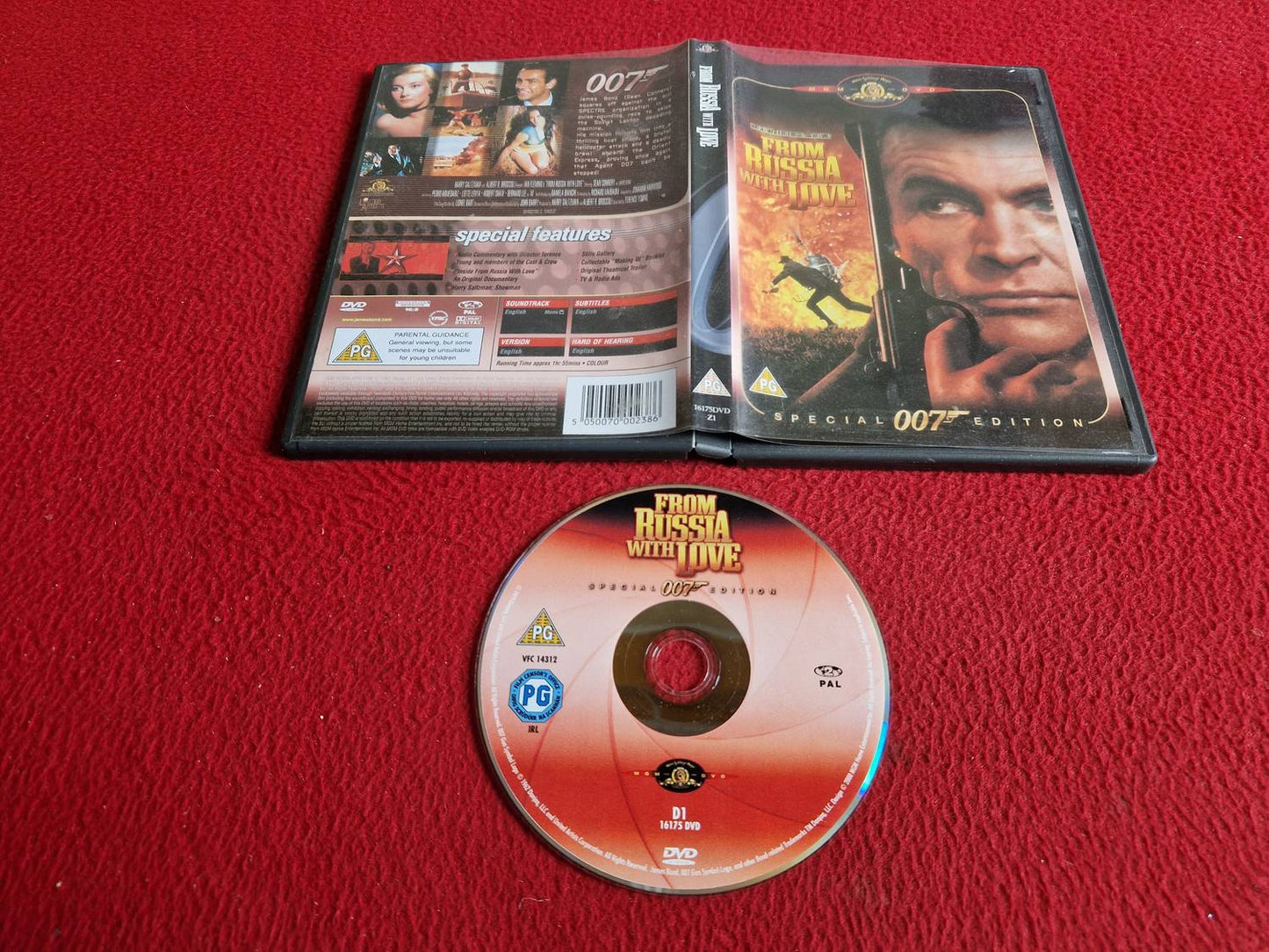 FROM RUSSIA WITH LOVE SPECIAL 007 EDITION DVD
