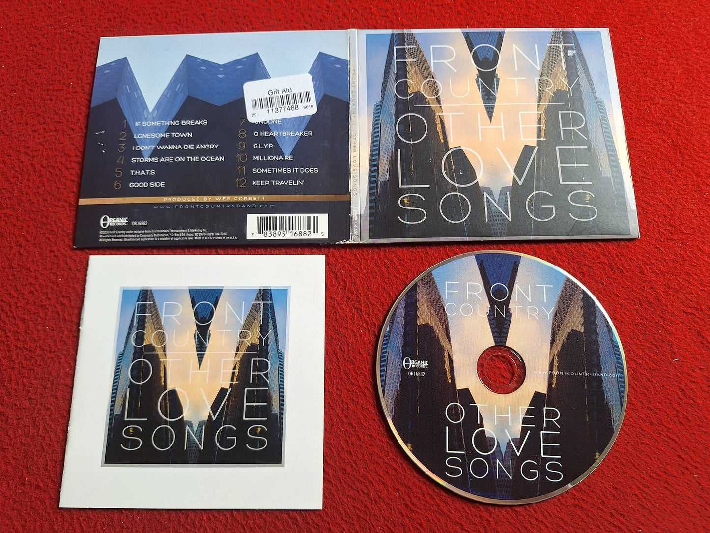 FRONT COUNTRY OTHER LOVE SONGS CD