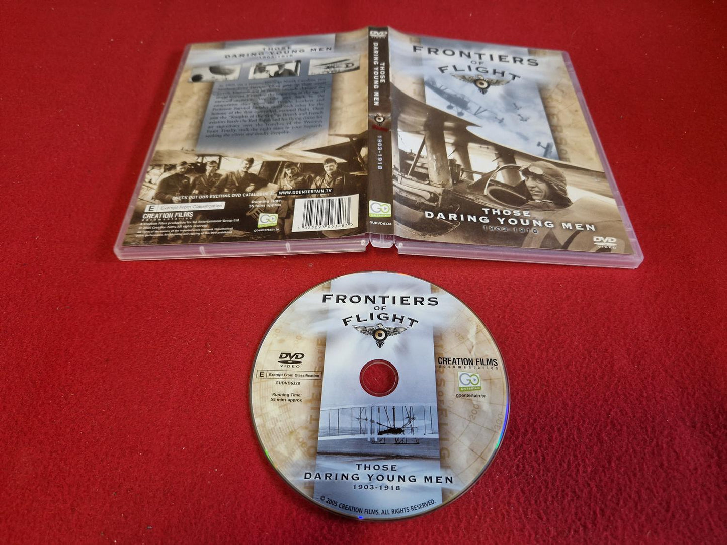 FRONTIERS OF FLIGHT THOSE DARING YOUNG MEN 1903 - 1918 till DVD