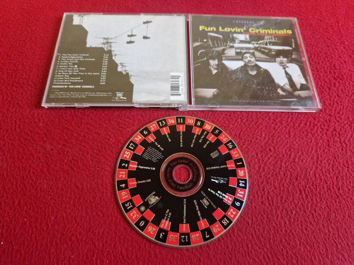 FUN LOVIN CRIMINALS COME FIND YOURSELF CD