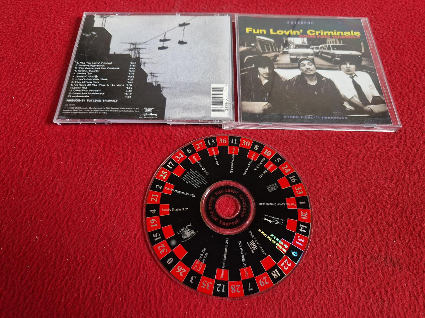FUN LOVIN' CRIMINALS COME FIND YOURSELF CD