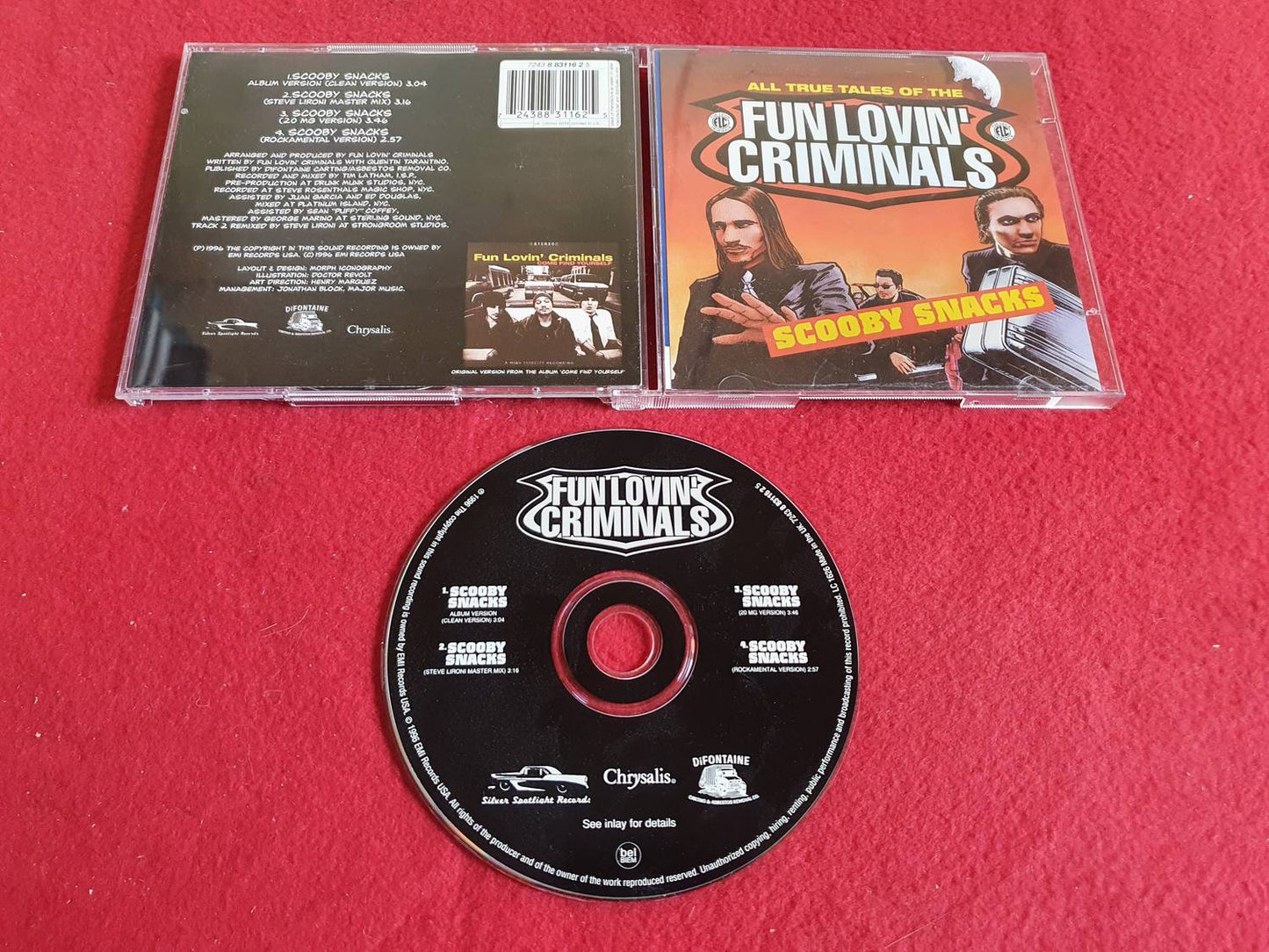 FUN LOVIN' CRIMINALS SCOOBY SNACKS till CD