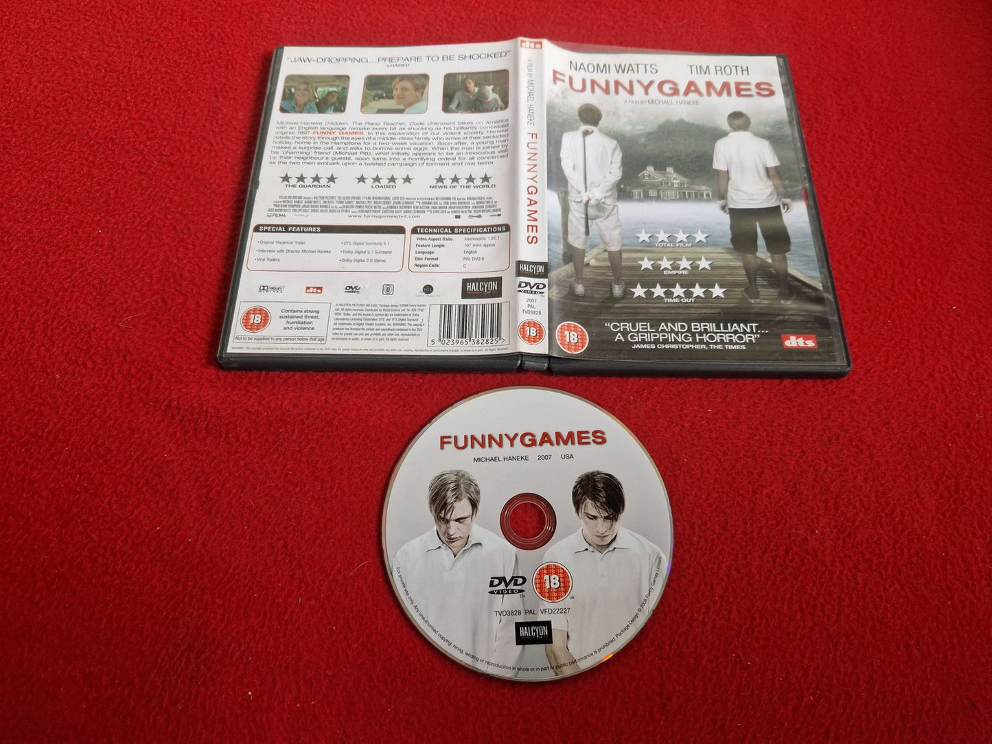 FUNNY GAMES DVD