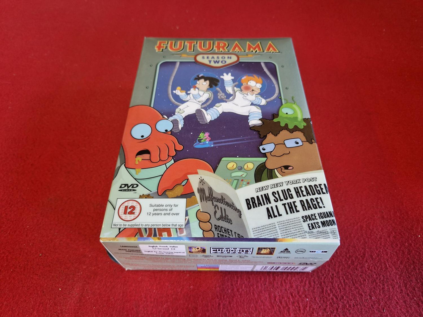 FUTURAMA SEASON 2 BOX till DVD