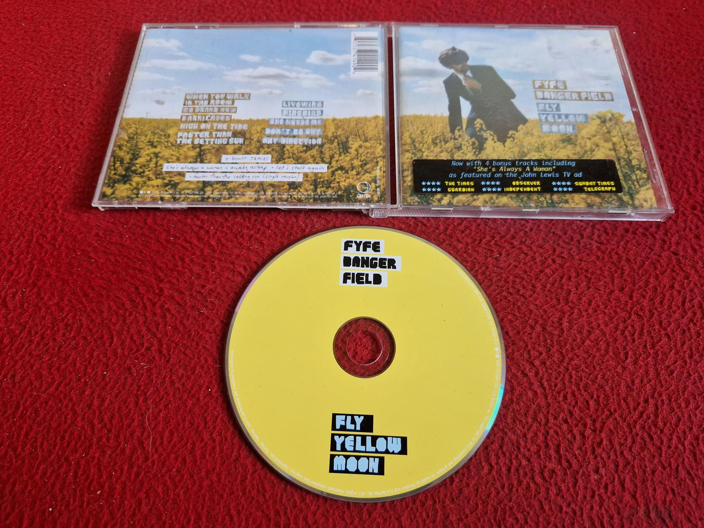 FYFE DANGER FIELD FLY YELLOW MOON CD