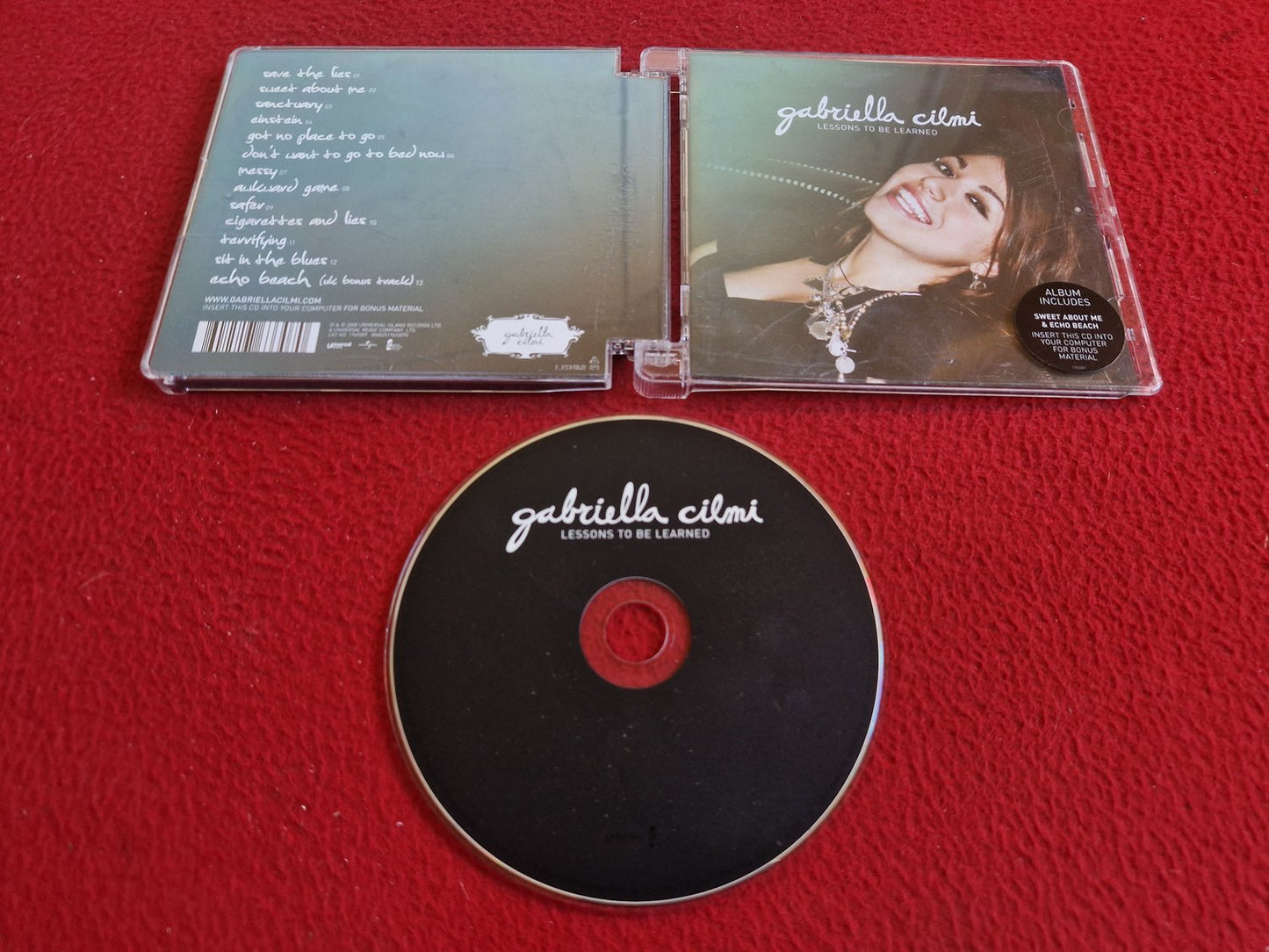 GABRIELLA CILMI LESSONS TO BE LEARNED CD