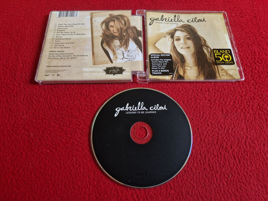 GABRIELLA CILMI LESSONS TO BE LEARNED CD