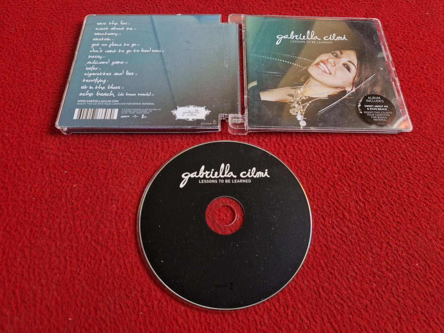 GABRIELLA CILMI LESSONS TO BE LEARNED CD