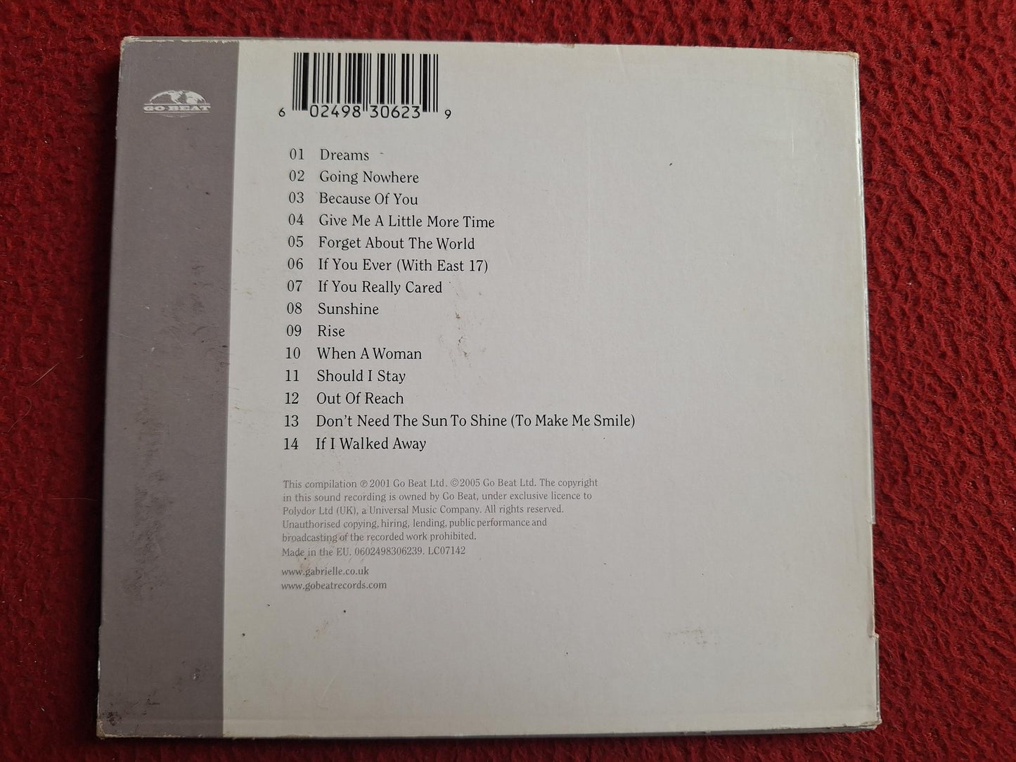GABRIELLE DREAMS CAN COME TRUE GREATEST HITS VOL 1 CD