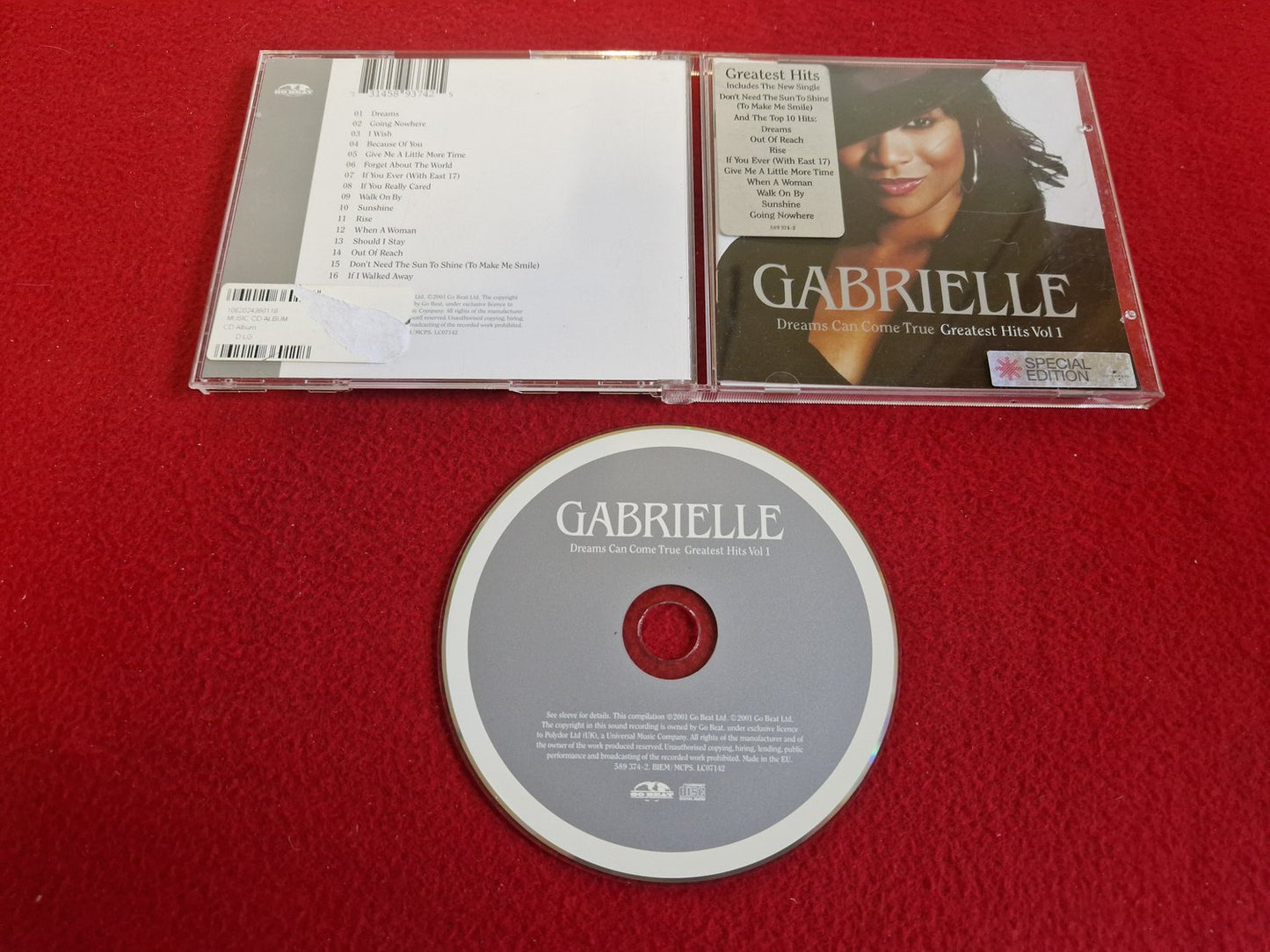 GABRIELLE DREAMS CAN COME TRUE GREATEST HITS VOL 1 till CD
