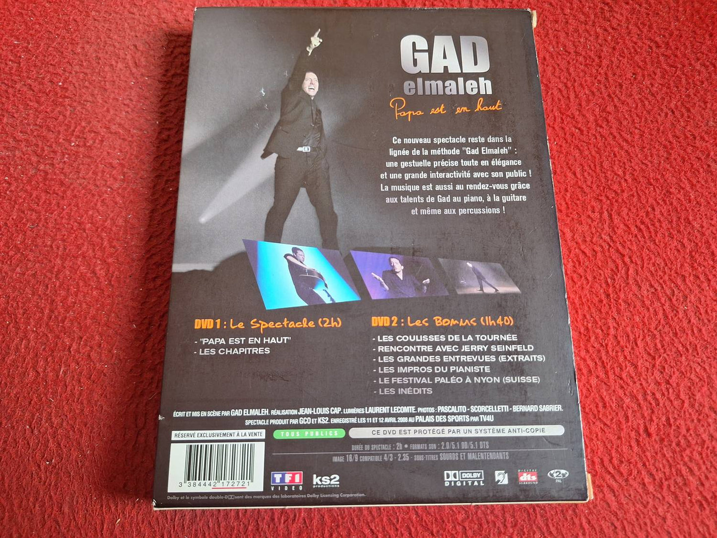 GAD ELMALEH PAPA EST EN HAUT DVD